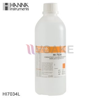 HANNA รุ่น HI7034L น้ำยาสอบเทียบ 80000 µS/cm Conductivity Standard (500 mL)