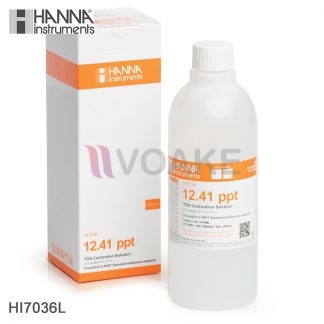 HANNA รุ่น HI7036L น้ำยาสอบเทียบ 12.41 ppt TDS Calibration Solution (500 mL)