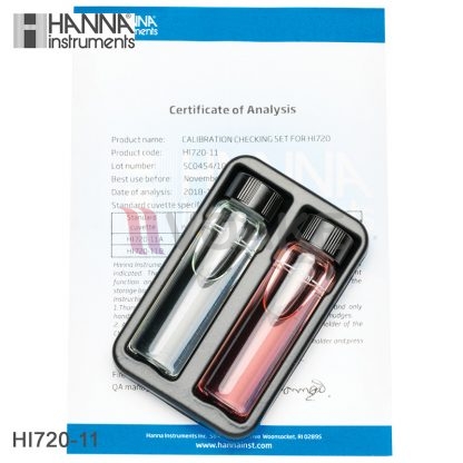 HANNA รุ่น HI720-11 น้ำยาสอบเทียบแคลเซียม Calcium Hardness Calibration