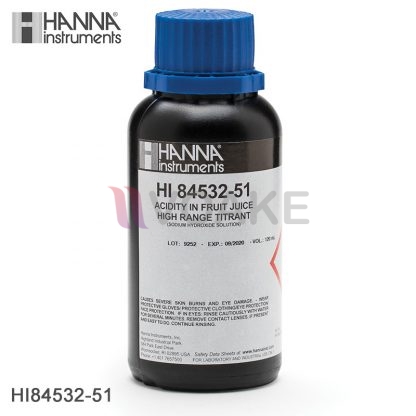 HANNA รุ่น HI84532-51 Titrant Solution (120 มิลลิลิตร)