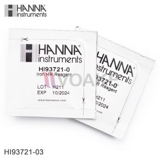HANNA รุ่น HI93721-03 ไอรอน Iron Reagents สำหรับช่วงสูง (300 Tests)