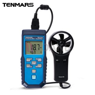 TENMARS TM-414A เครื่องวัดความเร็วลม/Pressure/Air Flow/อุณหภูมิและความชื้น