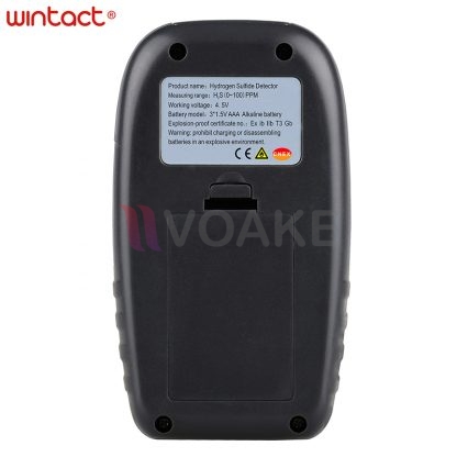 WINTACT รุ่น WT8822 H2S Monitor เครื่องวัดก๊าซไฮโดรเจนซัลไฟด์แบบพกพา - Image 3
