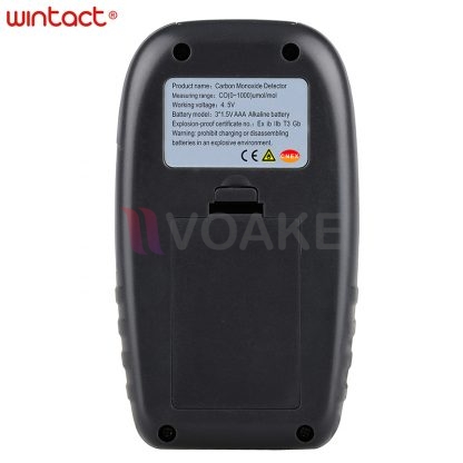 WINTACT รุ่น WT8825 CO Monitor เครื่องวัดก๊าซคาร์บอนมอนอกไซด์แบบพกพา - Image 3
