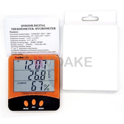 RuoShui รุ่น 230 เครื่องวัดอุณหภูมิ/ความชื้นสัมพัทธ์ Thermo-Hygrometer - Image 3