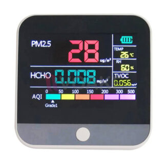 DM306 เครื่องวัดฝุ่น PM2.5 HCHO TVOC และ AQI