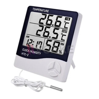 HTC-2 แบบ 3 บรรทัด Temperature/Humidity Meter